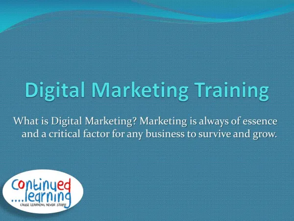 Digital Marketing course | Digital marketing training