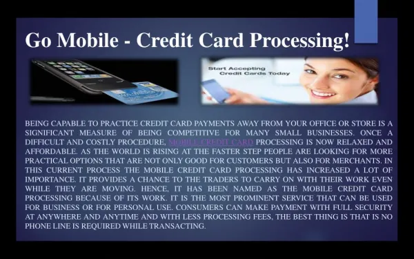 Go Mobile - Credit Card Processing