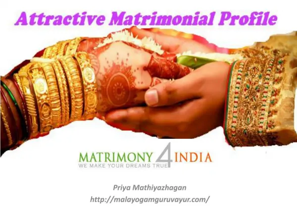 How to Create an Attractive Matrimony Profile