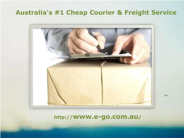 Avail the Best Courier Service in Australia
