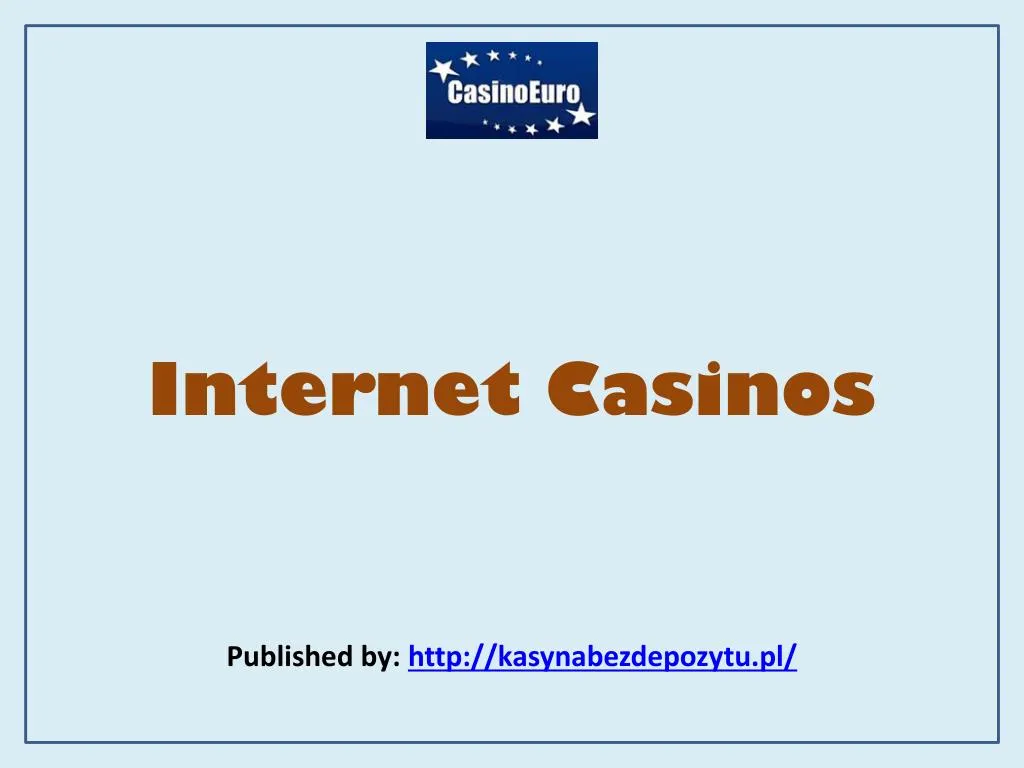 internet casinos