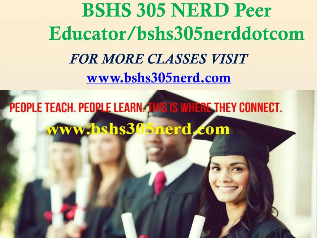 bshs 305 nerd peer educator bshs305nerddotcom