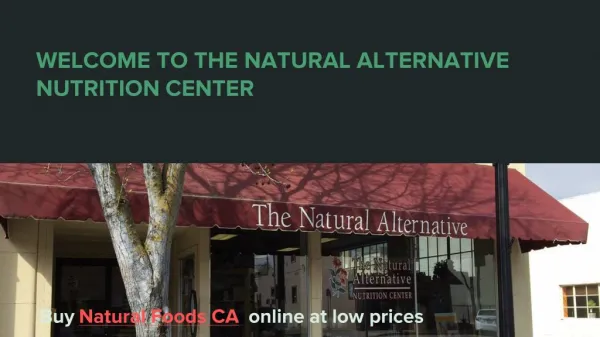 Natural Foods CA