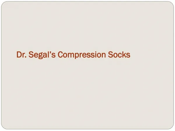 Dr. Segal's Compression Socks