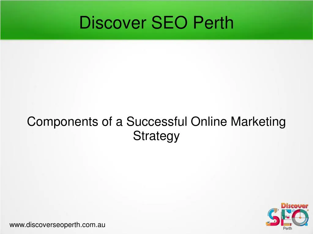 components of a successful online marketing strategy