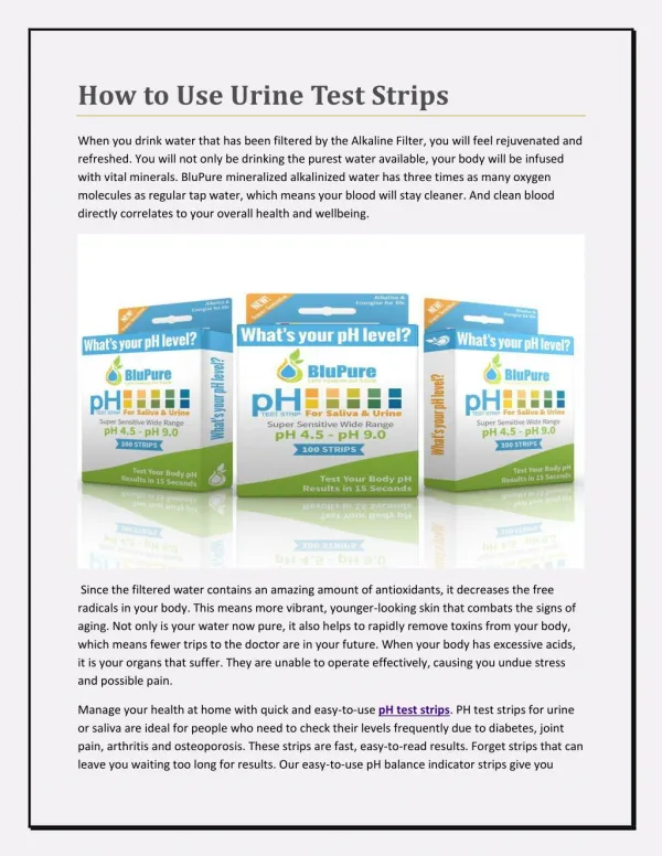 ph test strips