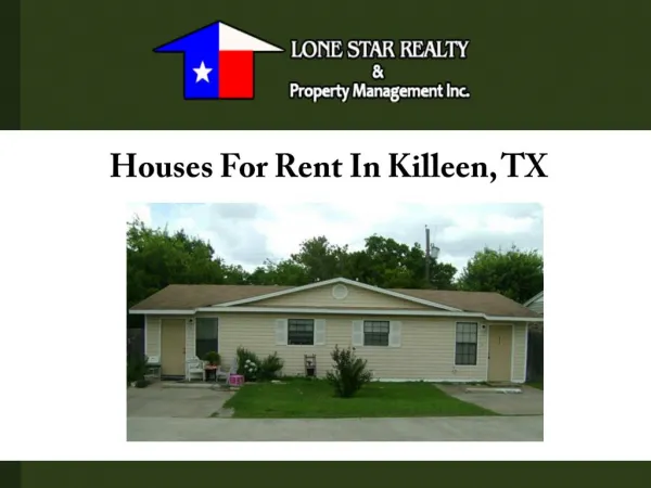 Houses For Rent In Killeen, TX