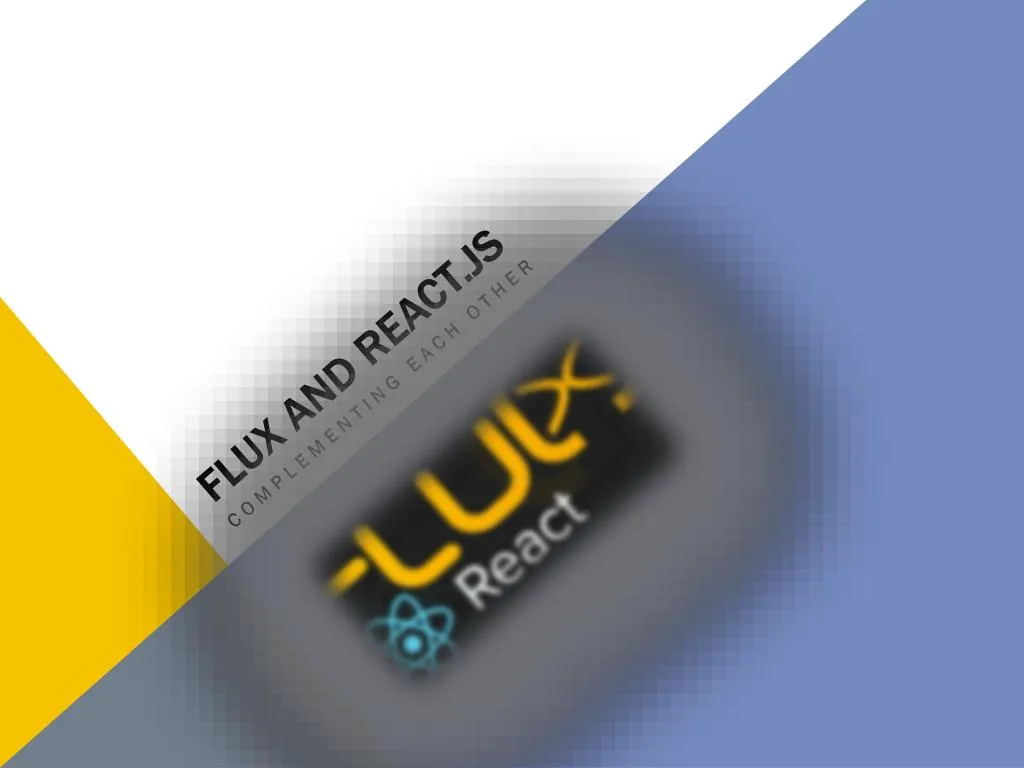 flux and react js