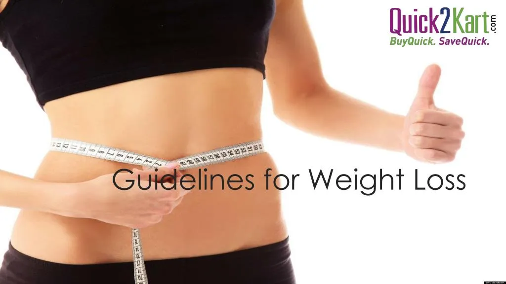 guidelines for weight loss