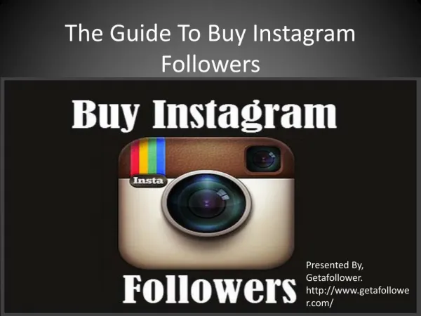 Guide To Buy Instagram Followers