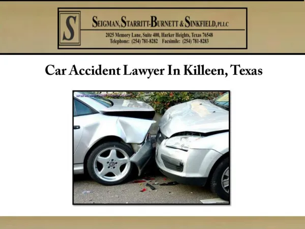 Car Accident Lawyer In Killeen, Texas