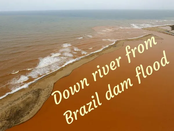 Down river from Brazil dam flood