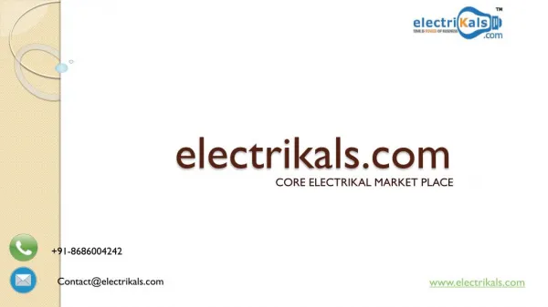 CROMPTON GREAVES electrical products | electrikals.com