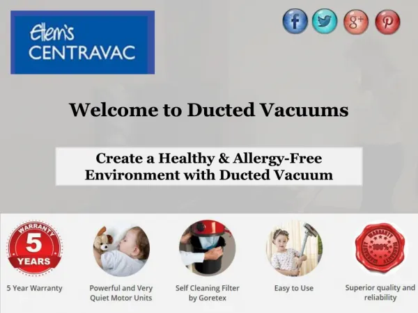 Create a Healthy & Allergy-Free Environment with Ducted Vacuum