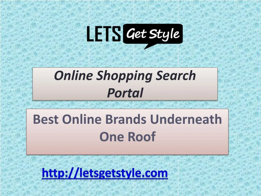 online shopping search portal