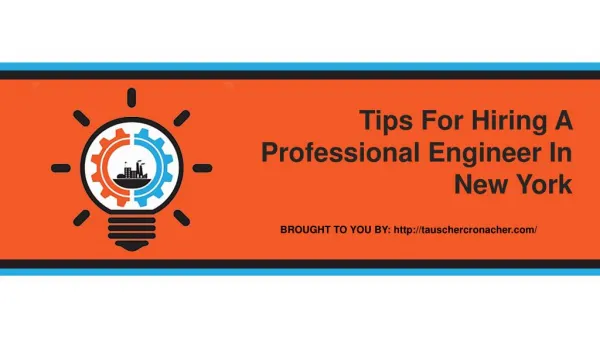 Tips For Hiring A Professional Engineer In New York