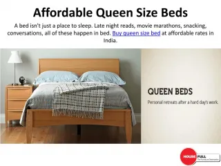 Affordable Queen Size Bed