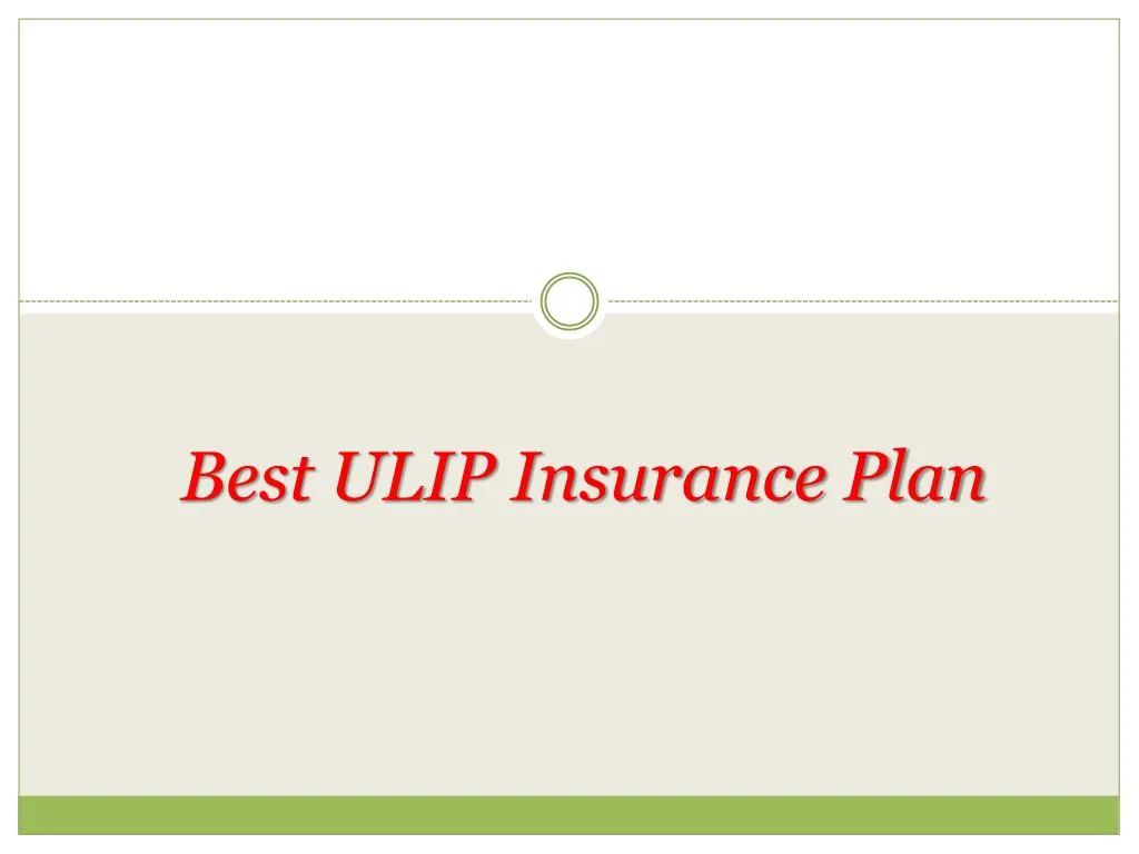 best ulip insurance plan