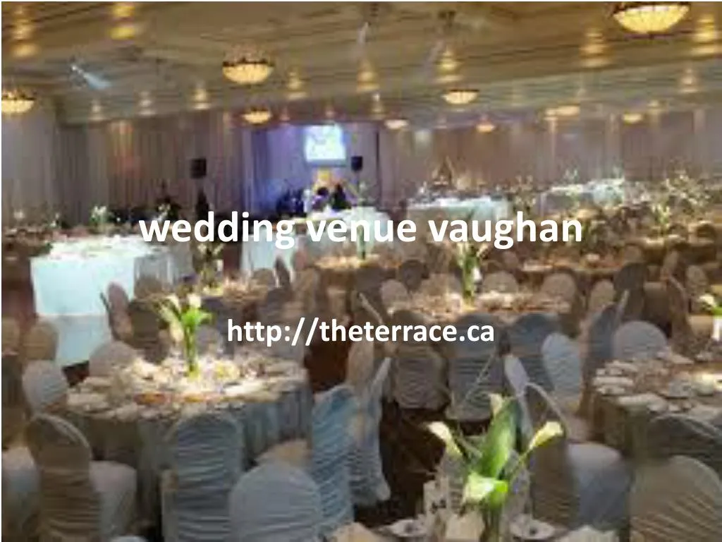 wedding venue vaughan