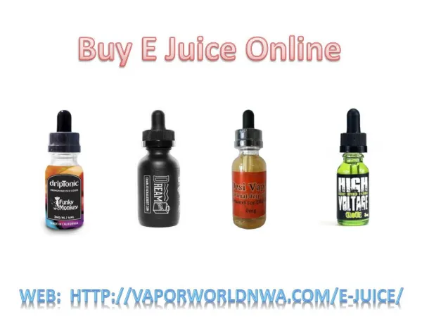 Buy E Juice Online