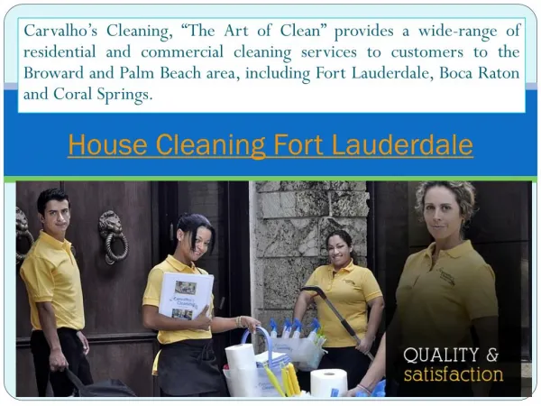 office cleaning Fort Lauderdale