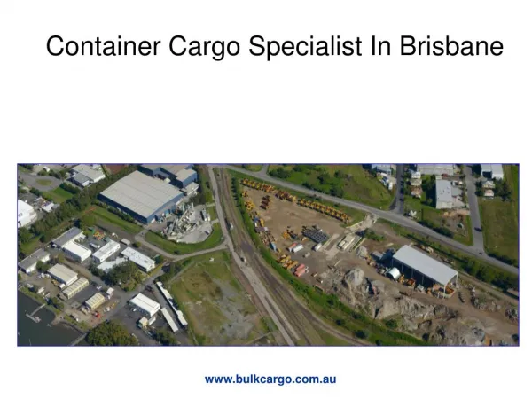 Container Cargo Specialist In Brisbane