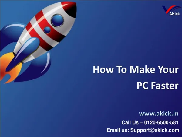 How To Make Your PC Faster