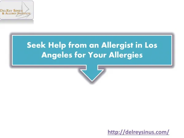 Seek Help from an Allergist in Los Angeles for Your Allergies