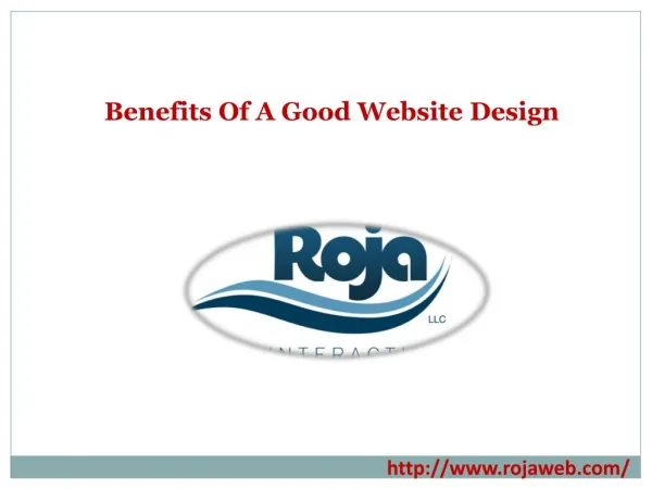 Benefits Of A Good Website Design