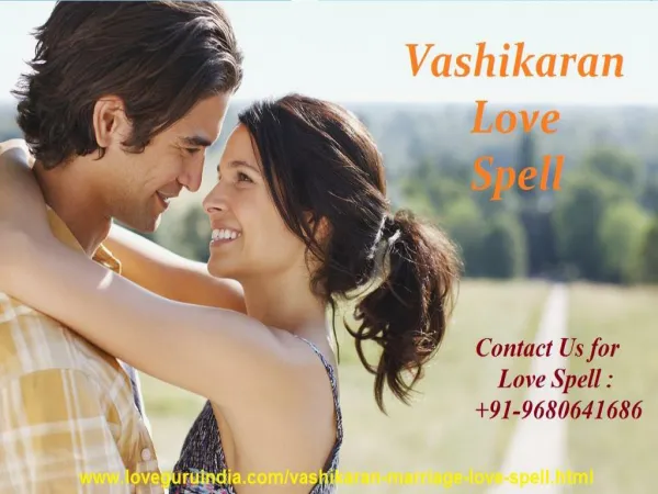 vashikaran love spell