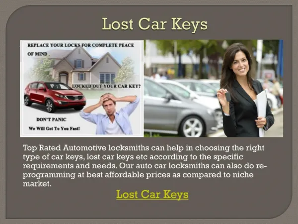 Lost Car keys