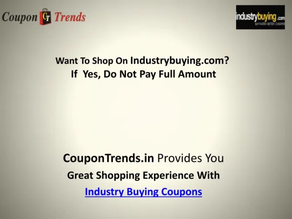 Exclusive Coupon Trends: Upto 15% Off Industrial products