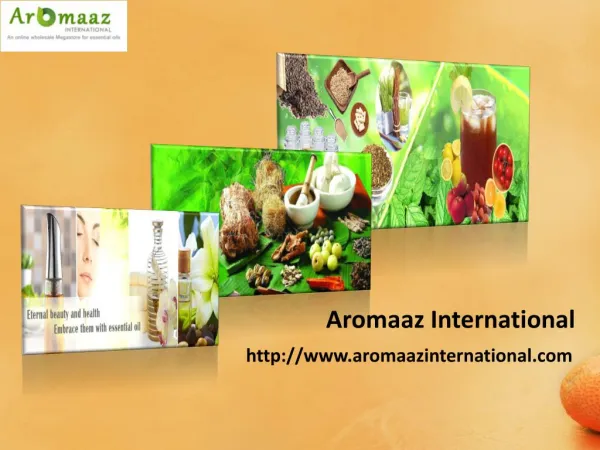 Natural Essential Oils @ Aromaazinternational.com
