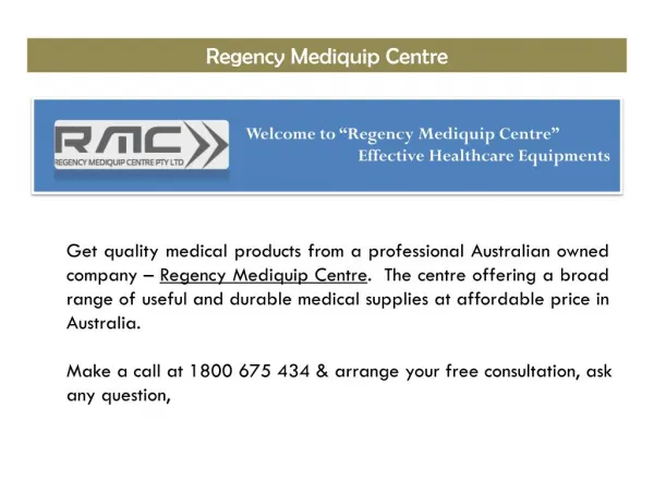 Leading Custom Made Medical Equipment Supplier in Australia