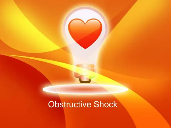 Obstructive Shock