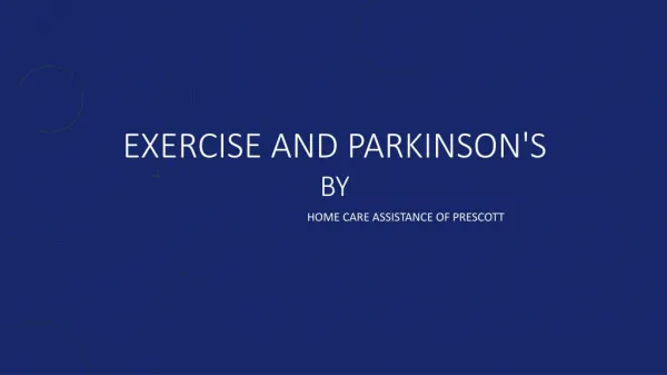 Exercise and Parkinson's