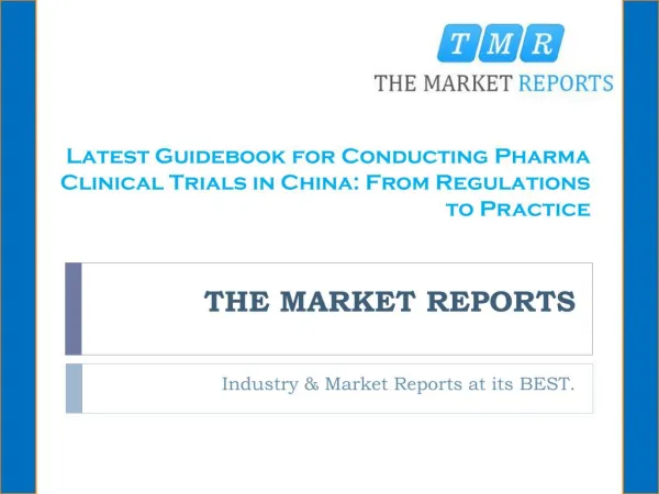 Latest Guidebook for Conducting Pharma Clinical Trials in China: From Regulations to Practice
