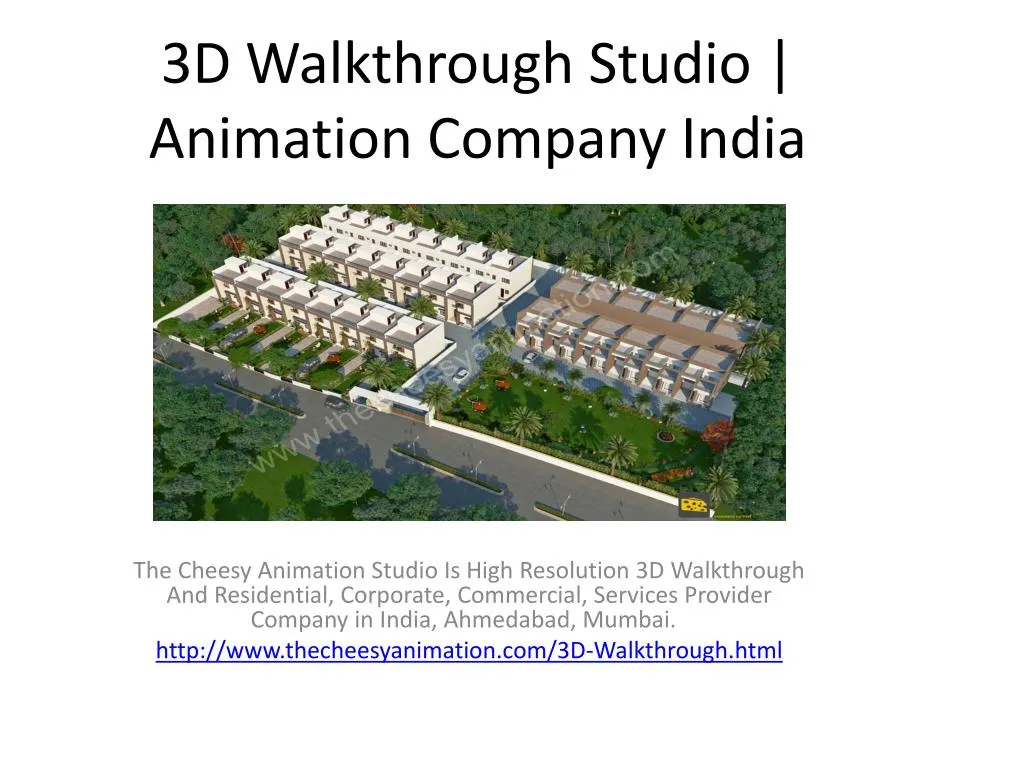3d walkthrough studio animation company india