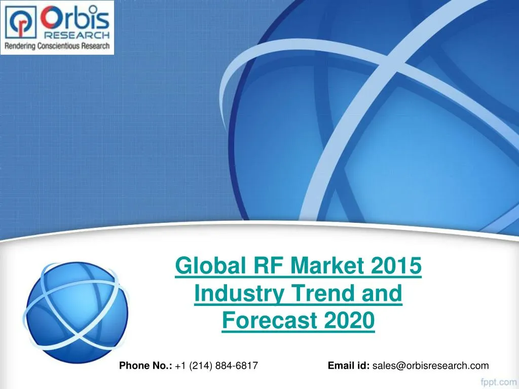 global rf market 2015 industry trend and forecast 2020
