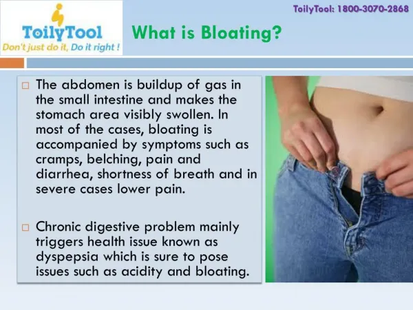 What is bloating