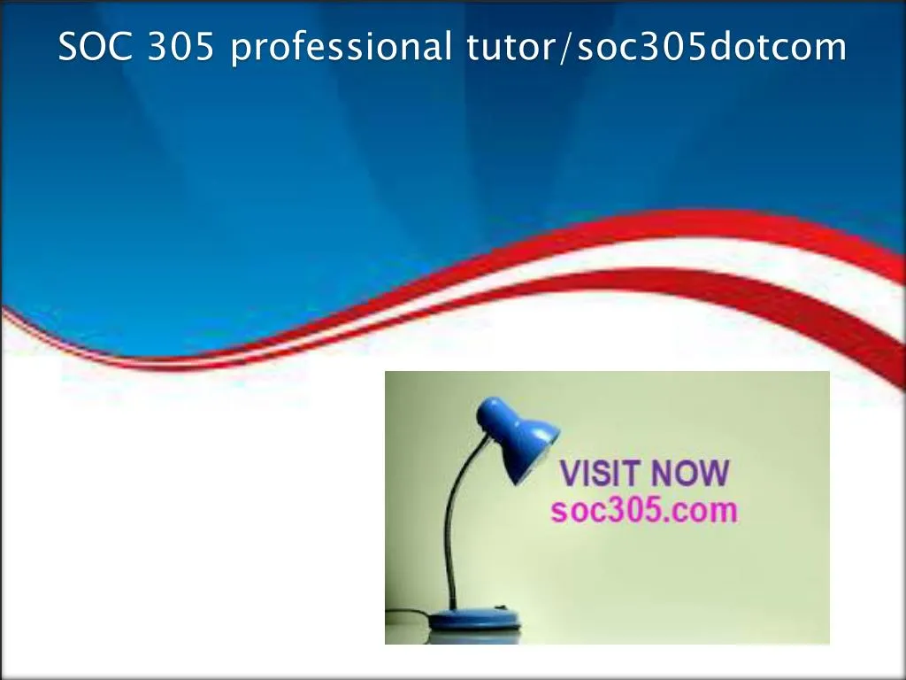 soc 305 professional tutor soc305dotcom