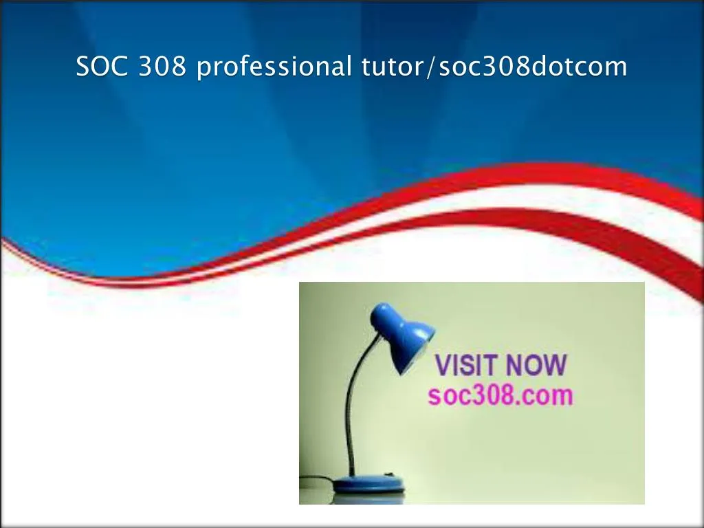 soc 308 professional tutor soc308dotcom