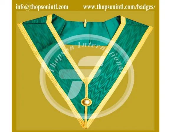 Masonic allied degree full dress officer collar