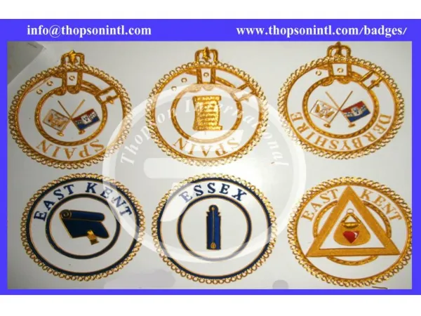 Masonic apron badge