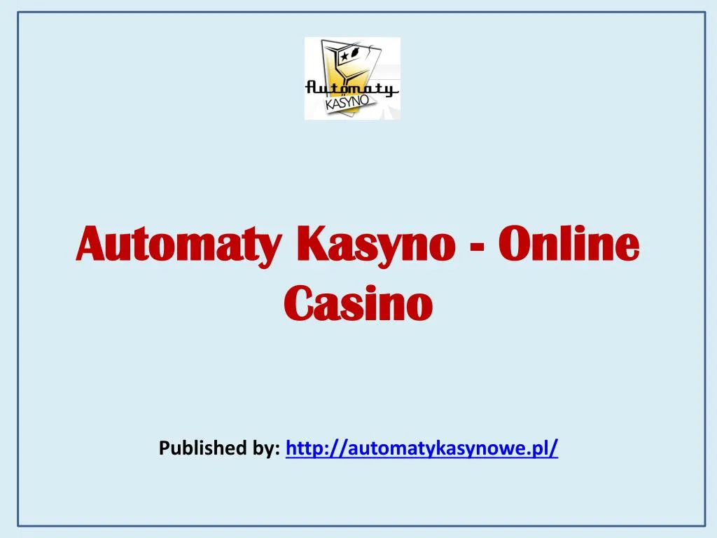 automaty kasyno online casino