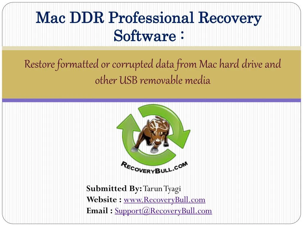 mac ddr professional recovery software