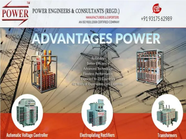 Automatic Voltage Controller Manufacturers from India
