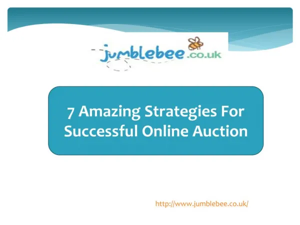 7 Amazing Strategies For Successful Online Auction