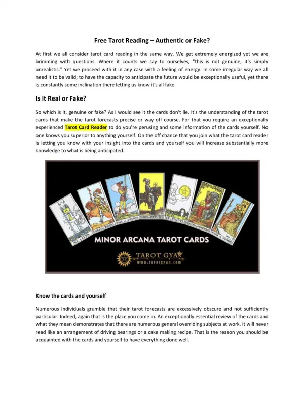 Tarot Card Reading Courses, Time Calcultion Reader
