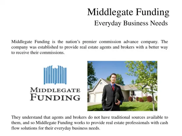 Middlegate Funding - Everyday Business Needs